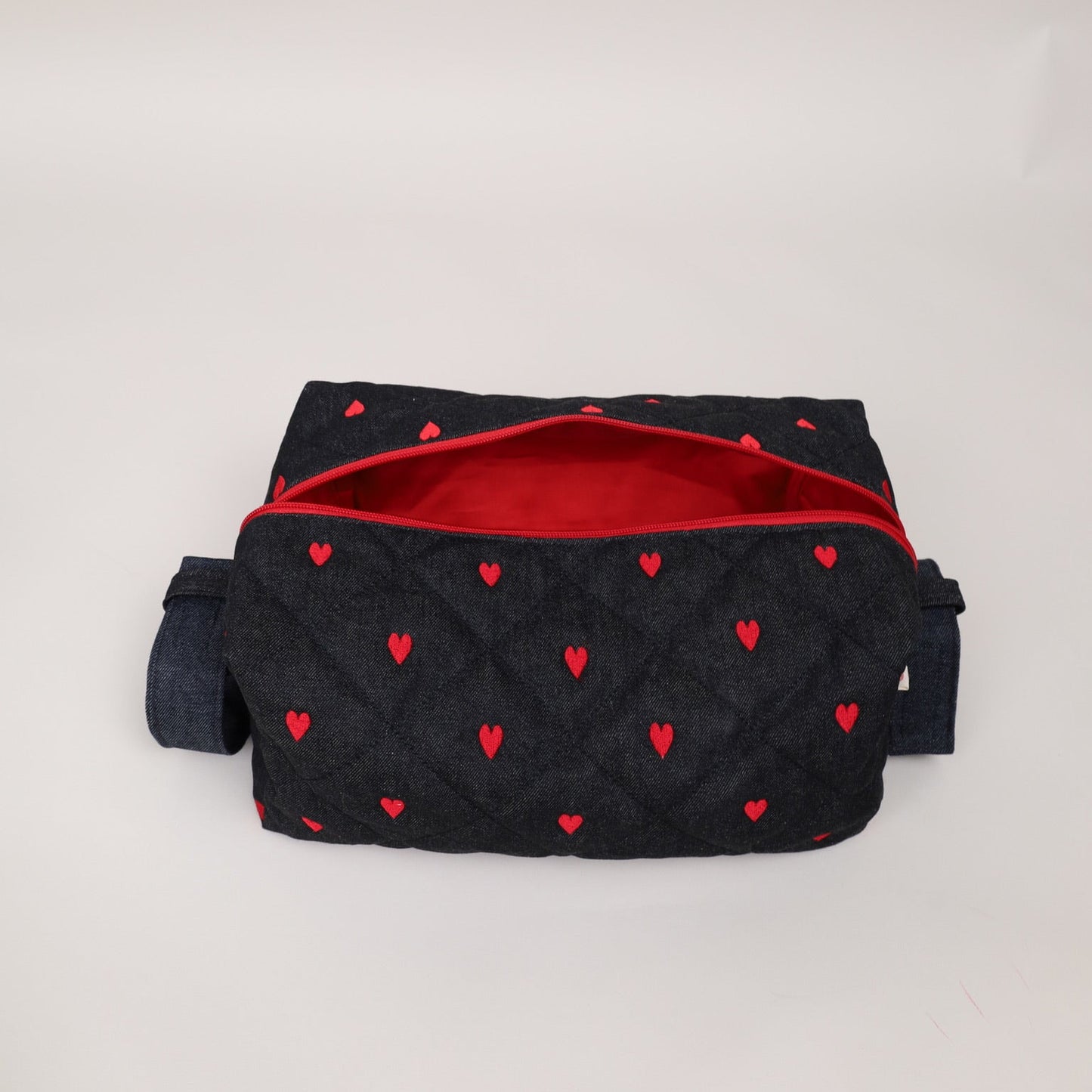 Denim Kalp Clutch Çanta