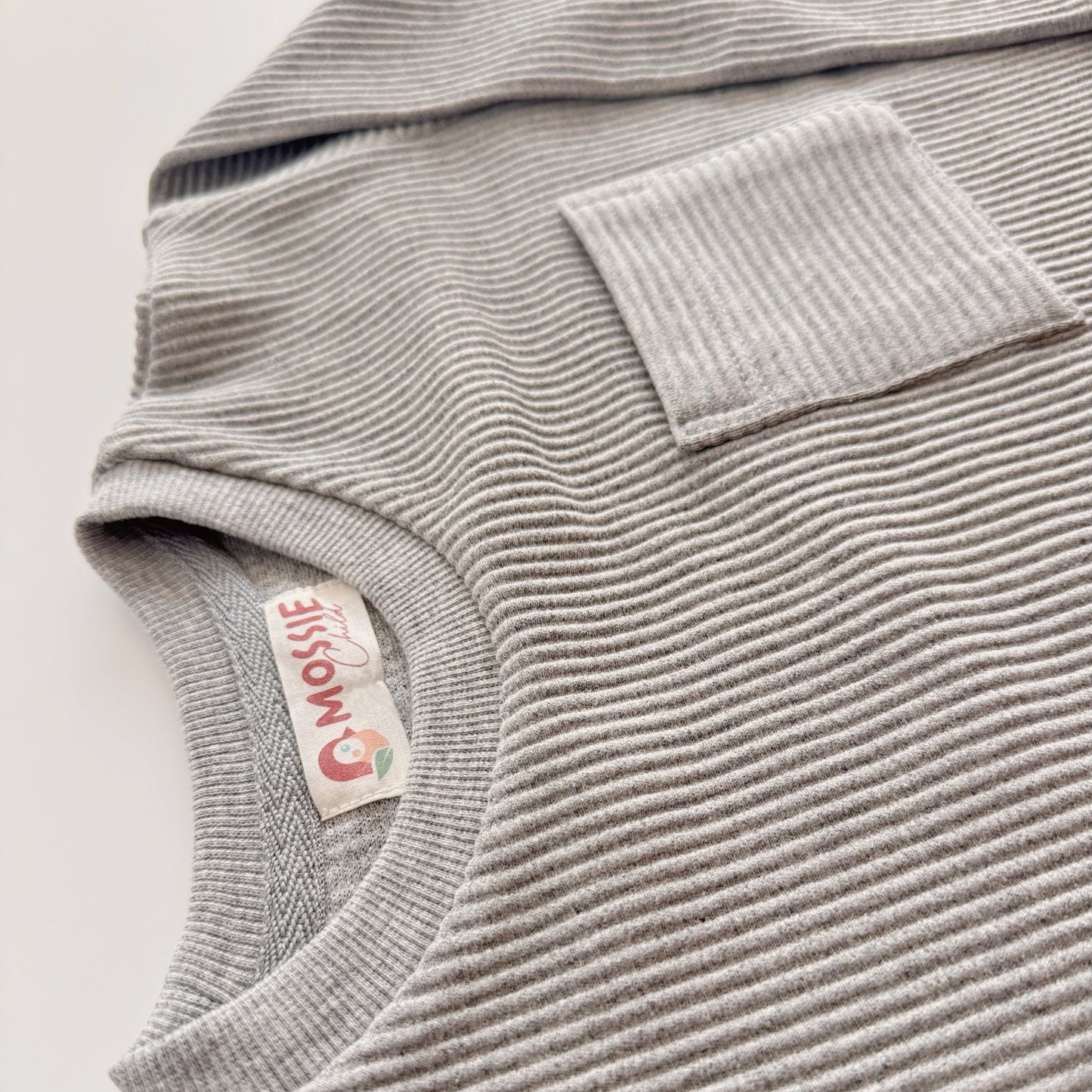 Pebble Ottoman Fabric Sweatshirt