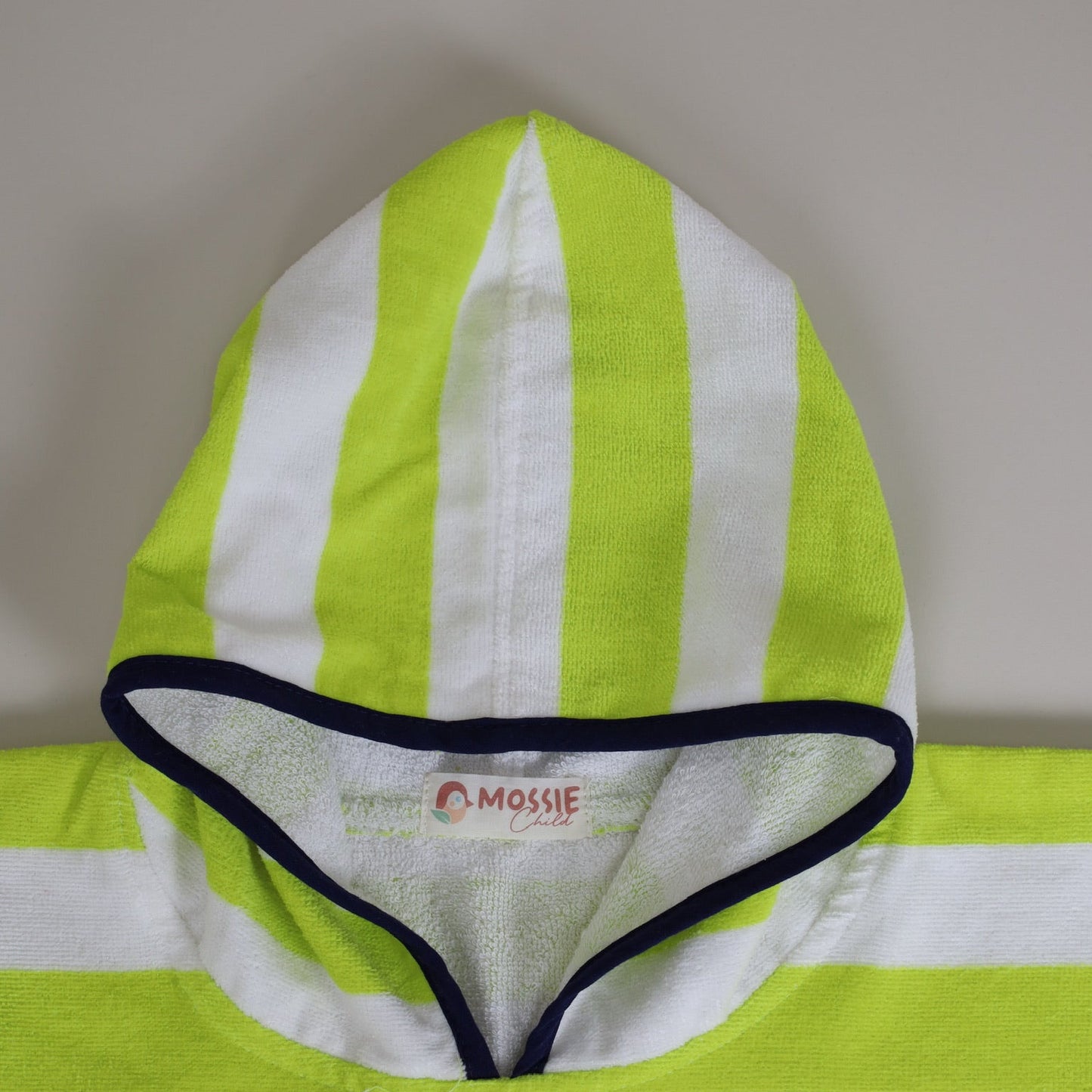 Sunny Splash Shark Poncho Green