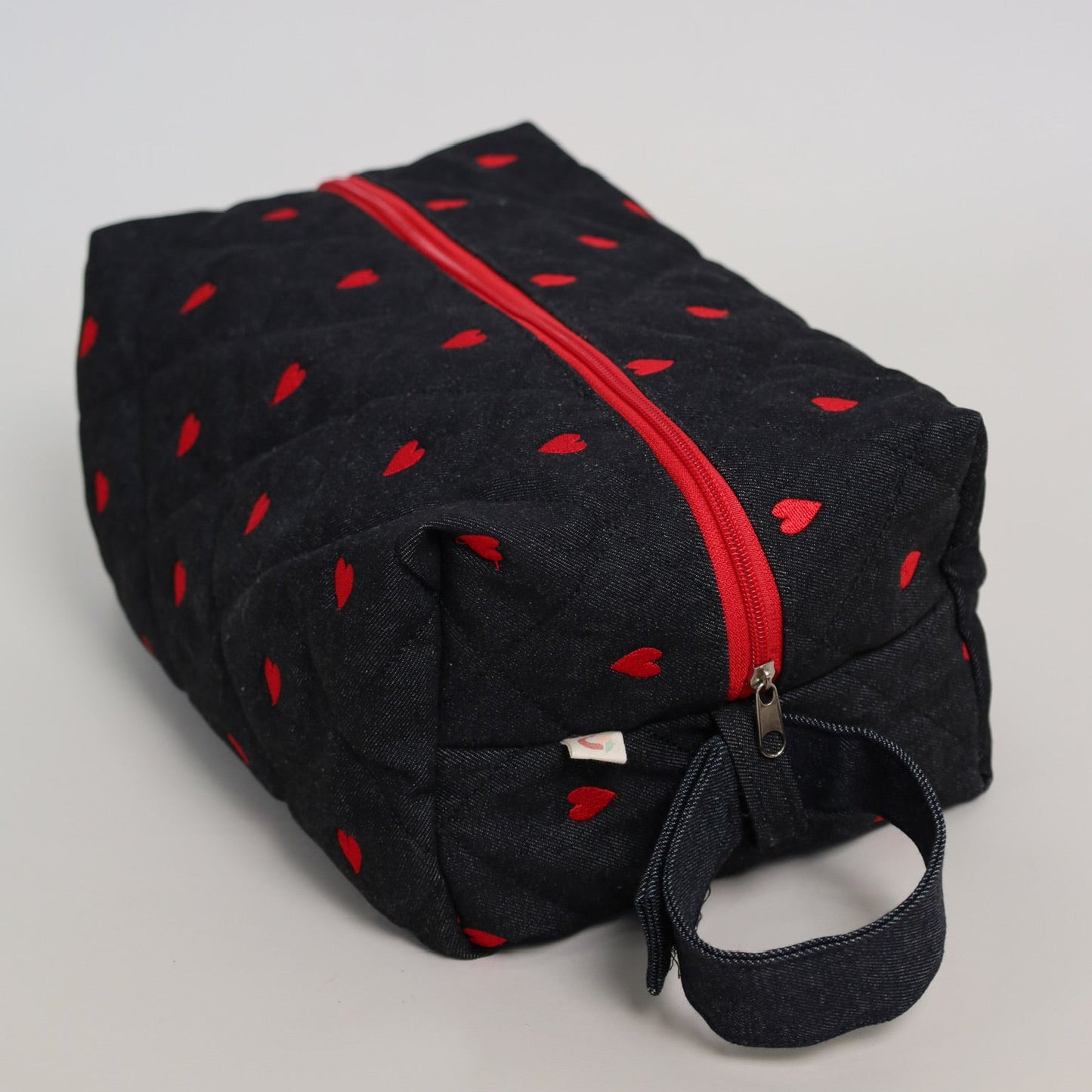 Denim Kalp Clutch Çanta