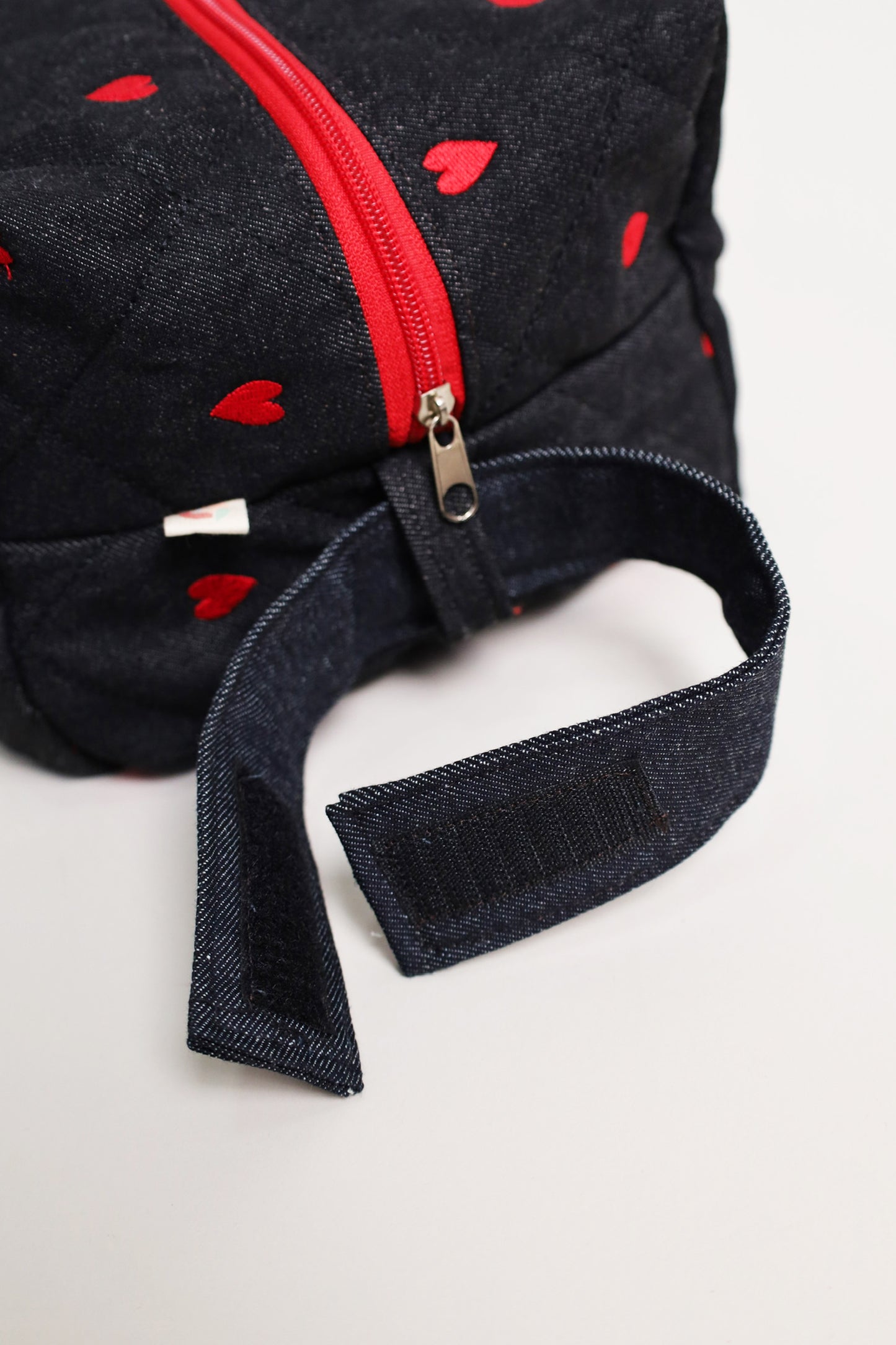 Denim Kalp Clutch Çanta