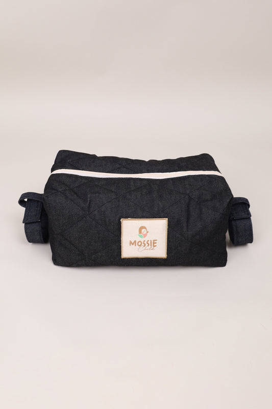 Denim Love Logo Clutch