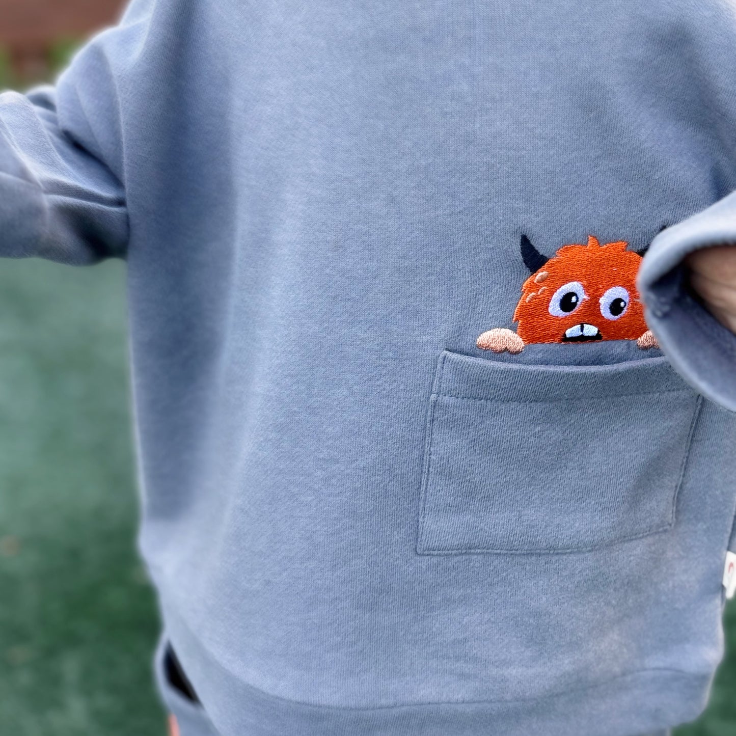 Moon Monster Sweatshirt & Pant Set