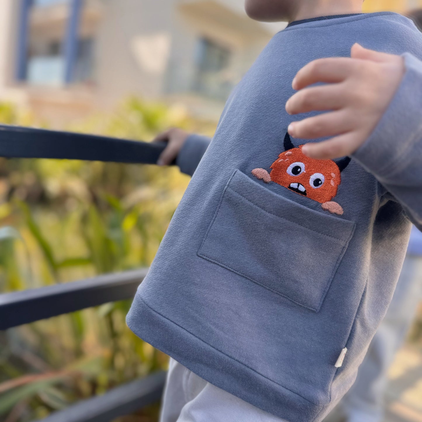 Moon Monster Sweatshirt & Pant Set