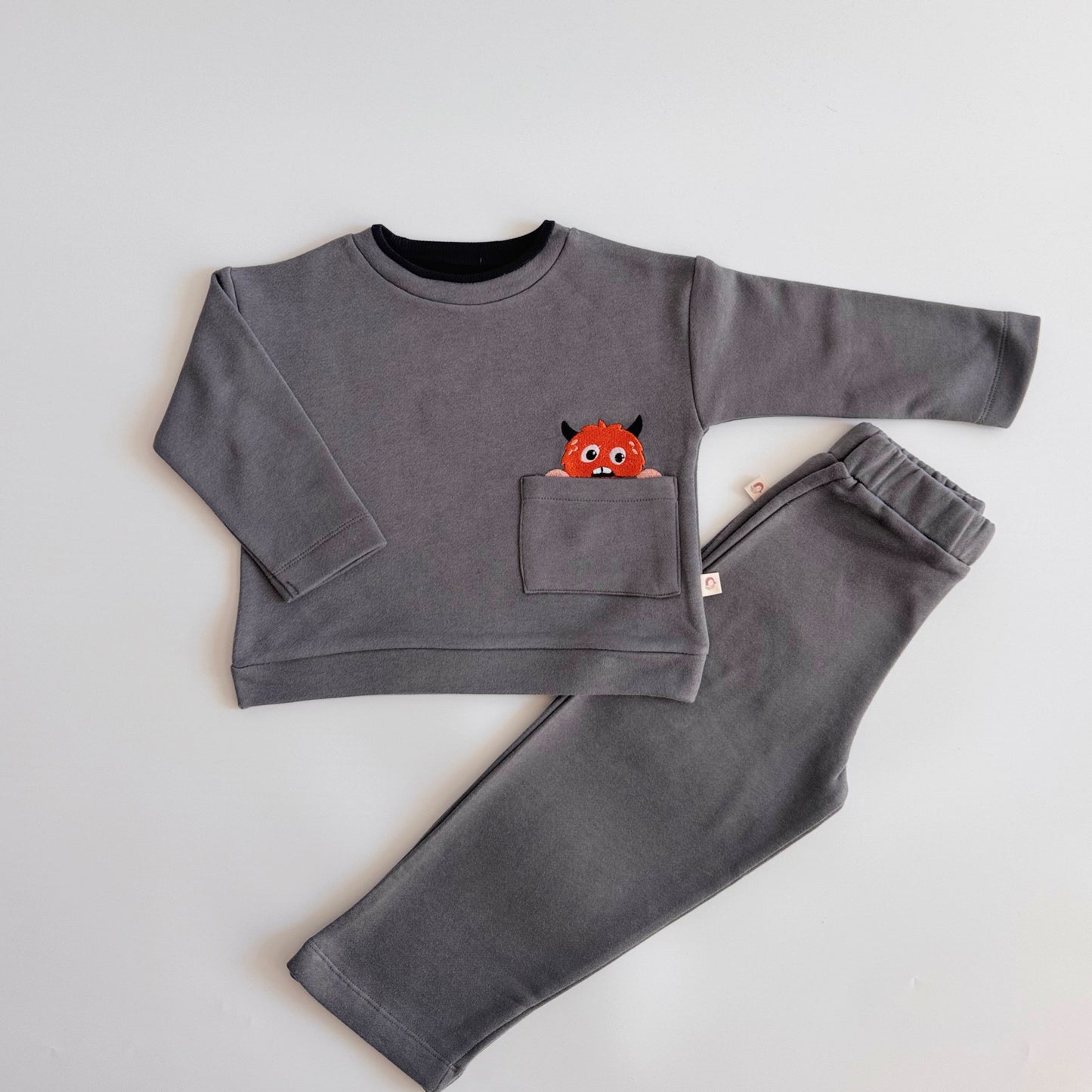 Moon Monster Sweatshirt & Pant Set
