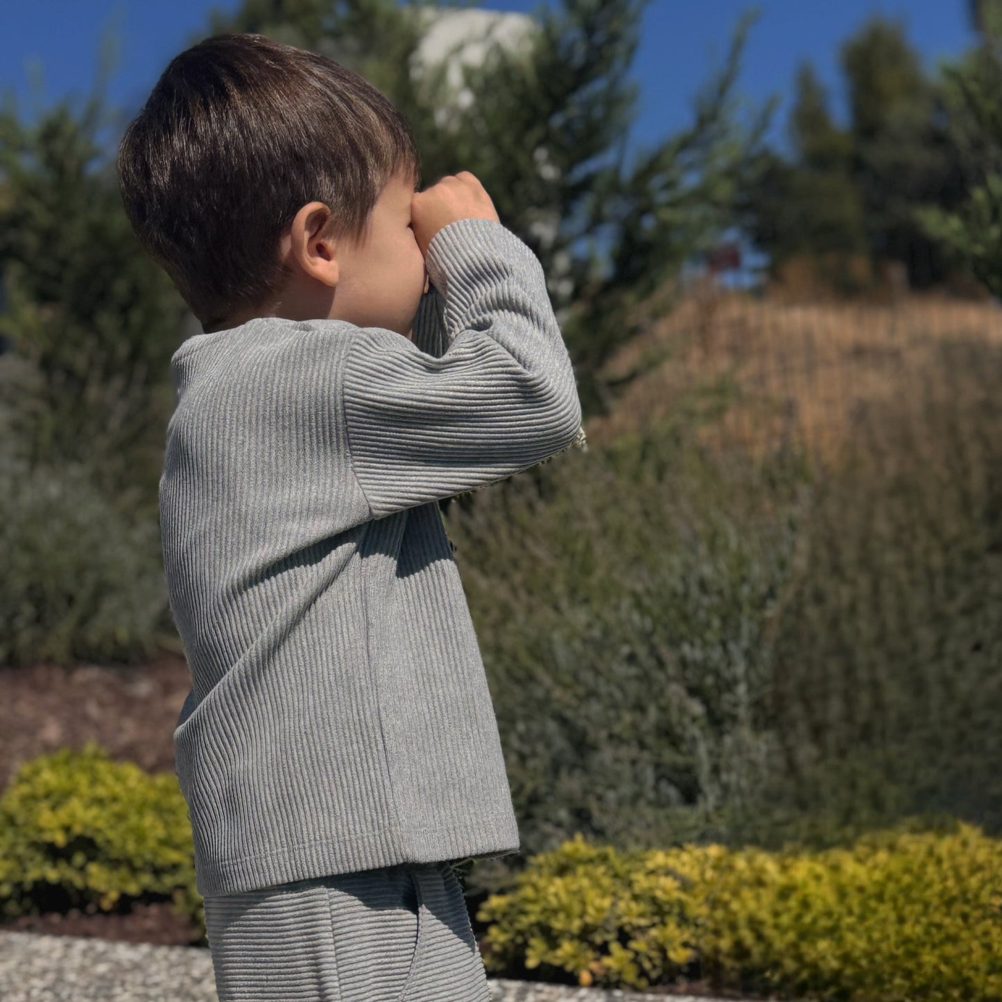 Pebble Ottoman Fabric Sweatshirt